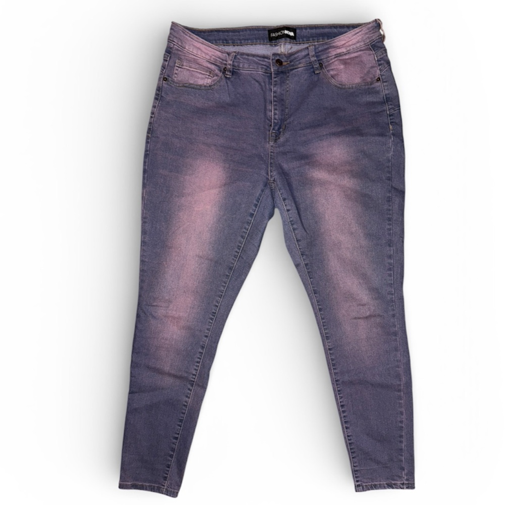 Fashion Nova Women's Lavender Skinny Jeans
